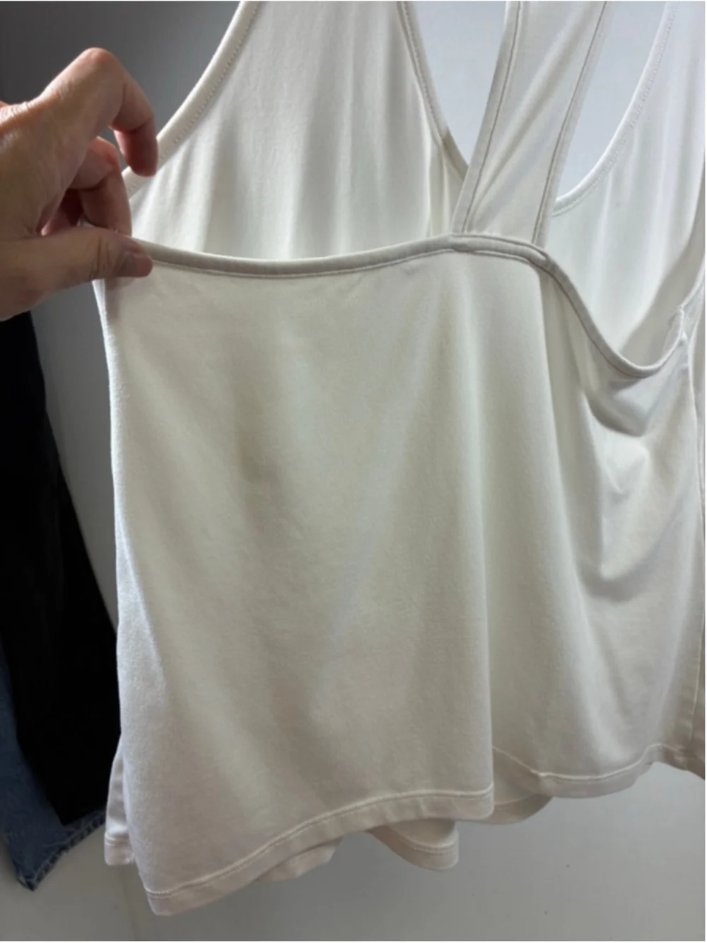 Intimately Free People Racerback Tank Top in White Size S